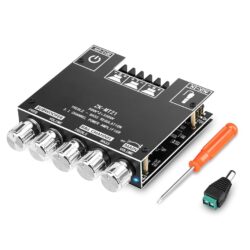 ZK-MT21 2.1 Channel Bluetooth 5.0 Subwoofer Amplifier Board 50WX2+100W Power Audio Stereo Amplifier Board Bass AMP AUX