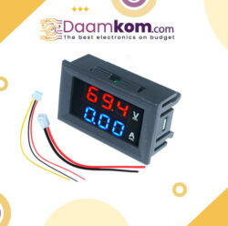 Digital Voltmeter Ammeter Amp Volt Meter DC 100V 10A With Dual LED Red Blue