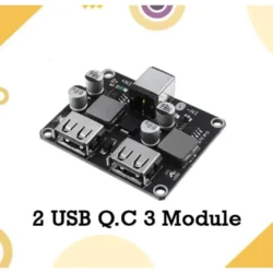2 Channel Qc3.0 Qc2.0 Usb Dc-Dc Buck Converter Charging Step Down Module 6-32V 9V 12V